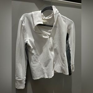 White zip up Calvin Klein size medium